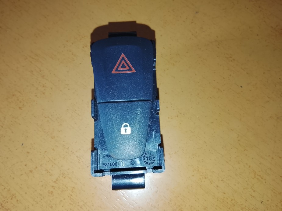 DACIA DOKKER Vypínač výstražných svetiel 252905668RB 1